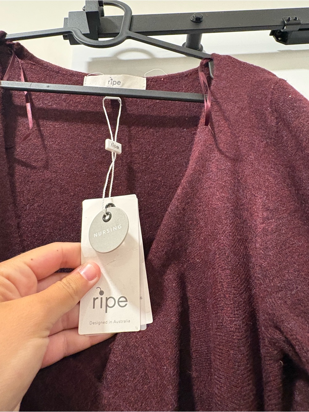 NWT Ripe Maternity Nursing Knit Dress Size Small - Picture 3 of 5